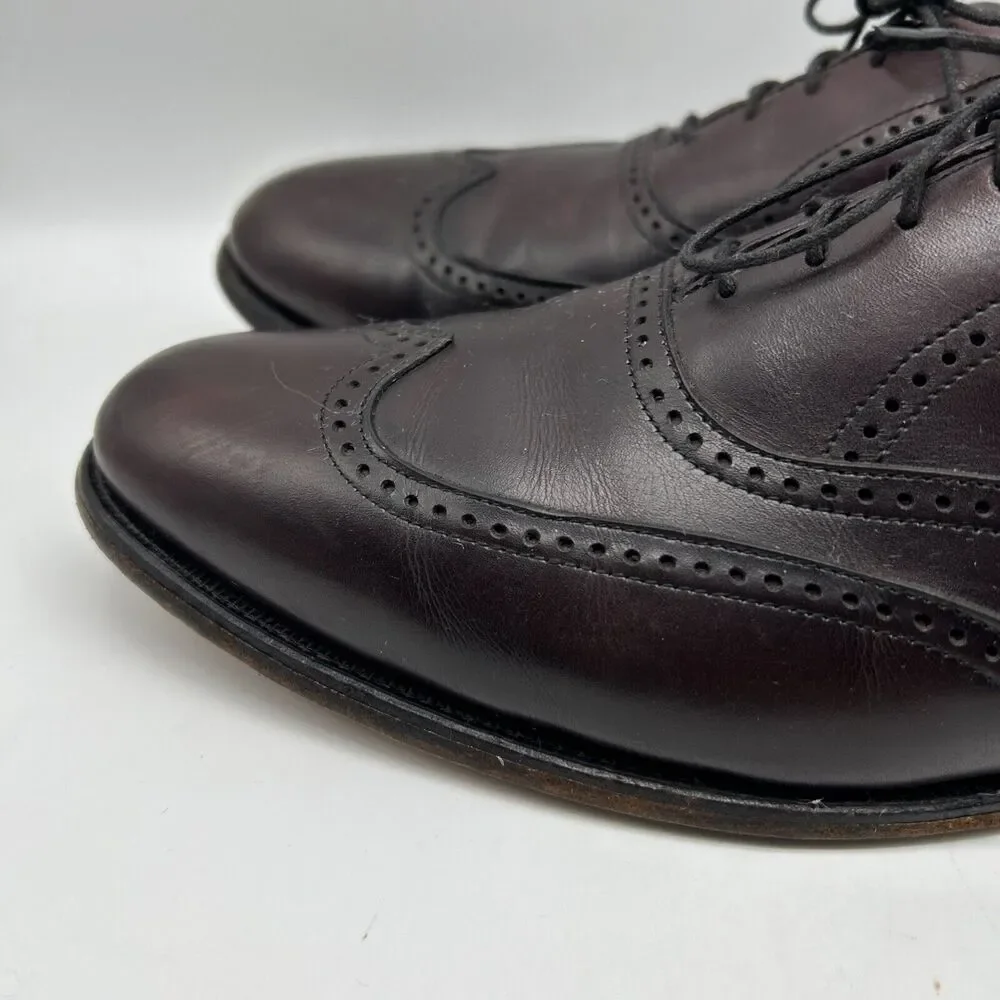 Allen Edmonds Men's Brown Leather Chester Winthrop Oxfords Marlow Shoes‎ 11.5